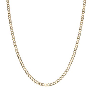 Pre-Owned 9ct Yellow Gold 20" Curb Chain Necklace