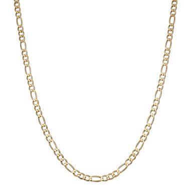 Pre-Owned 9ct Yellow Gold 18" Figaro Chain Necklace
