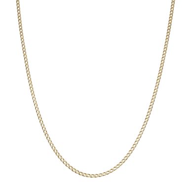 Pre-Owned 9ct Yellow Gold 24" Curb Chain Necklace