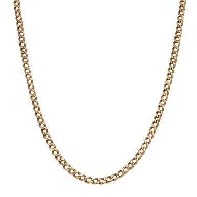 Pre-Owned 9ct Yellow Gold 20" Curb Chain Necklace