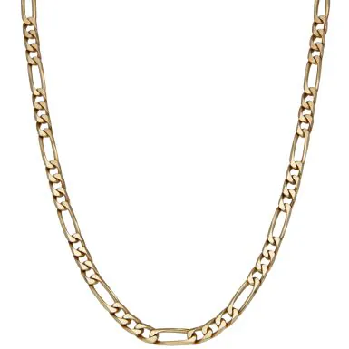 Pre-Owned 9ct Yellow Gold 20" Heavy Figaro Chain Necklace