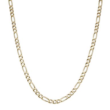 Pre-Owned 9ct Yellow Gold 24" Figaro Chain Necklace
