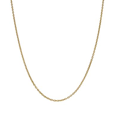 Pre-Owned 9ct Yellow Gold 17" Cable Link Chain Necklace
