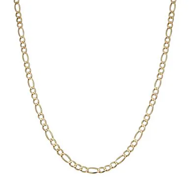 Pre-Owned 9ct Yellow Gold 22" Figaro Chain Necklace
