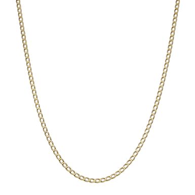 Pre-Owned 9ct Yellow Gold 20" Curb Chain Necklace