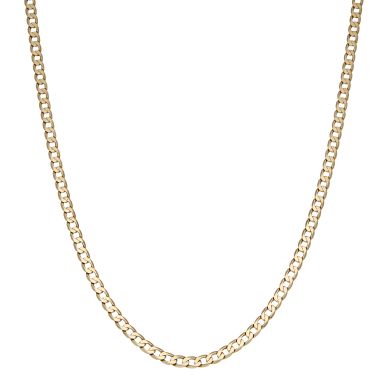Pre-Owned 9ct Yellow Gold 20" Curb Chain Necklace