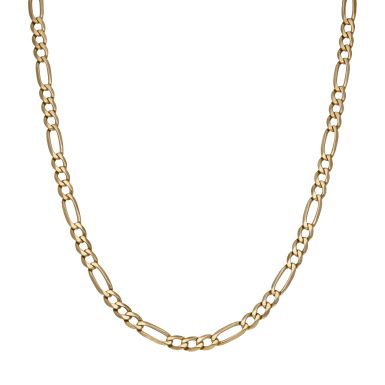 Pre-Owned 9ct Yellow Gold 26" Figaro Chain Necklace