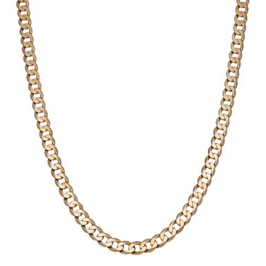 Pre-Owned 9ct Yellow Gold 20" Heavy Curb Chain Necklace