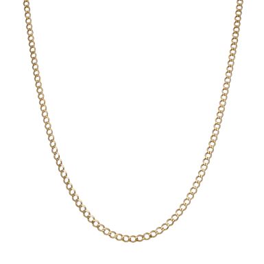 Pre-Owned 9ct Yellow Gold 20" Curb Chain Necklace