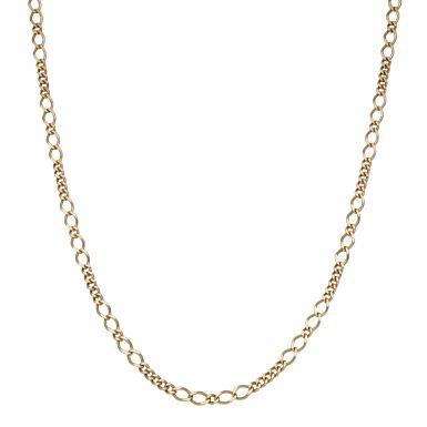 Pre-Owned 9ct Yellow Gold 22" Fancy Link Chain Necklace