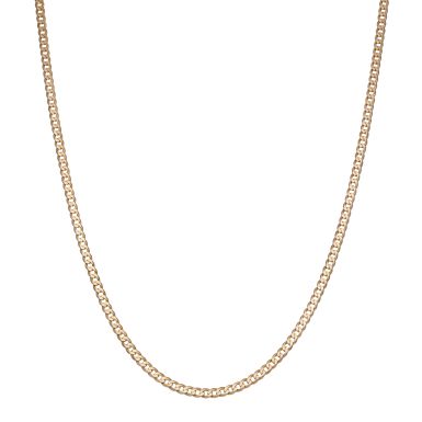 Pre-Owned 9ct Yellow Gold 24.5" Curb Chain Necklace