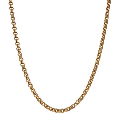 Pre-Owned 9ct Yellow Gold 28" Belcher Chain Necklace