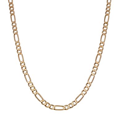 Pre-Owned 9ct Yellow Gold 20" Figaro Chain Necklace