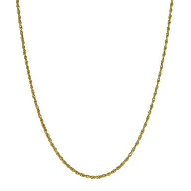 Pre-Owned 9ct Yellow Gold 18" P.O.W Twist Link Chain Necklace