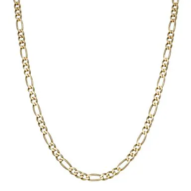 Pre-Owned 9ct Yellow Gold 20" Figaro Chain Necklace