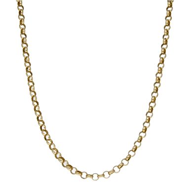 Pre-Owned 9ct Yellow Gold 26" Polished Belcher Chain Necklace