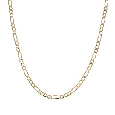 Pre-Owned 9ct Yellow Gold 28" Figaro Chain Necklace