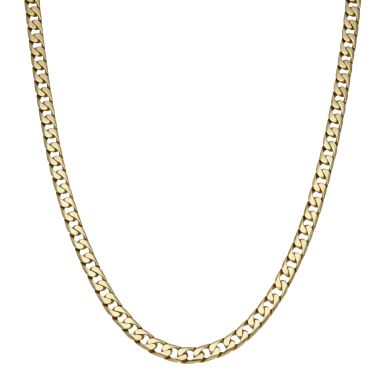 Pre-Owned 9ct Yellow Gold 20.5" Curb Chain Necklace