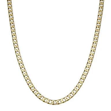 Pre-Owned 9ct Yellow Gold 20.5" Curb Chain Necklace