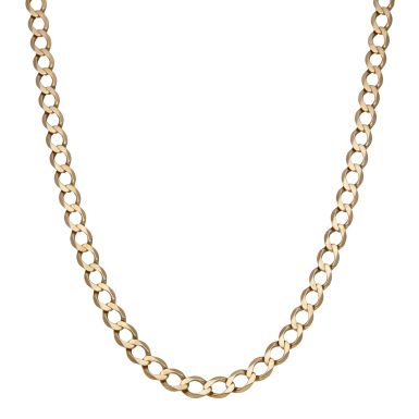 Pre-Owned 9ct Yellow Gold 21" Curb Chain Necklace