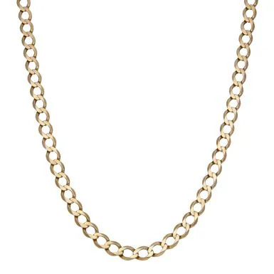 Pre-Owned 9ct Yellow Gold 21" Curb Chain Necklace
