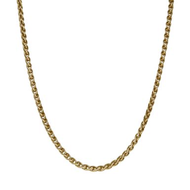 Pre-Owned 9ct Yellow Gold 20" Fancy Woven Twist Chain Necklace