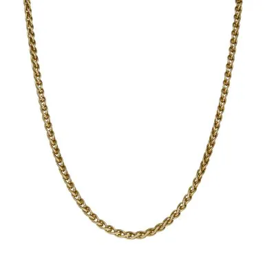 Pre-Owned 9ct Yellow Gold 20" Fancy Woven Twist Chain Necklace