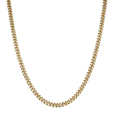 Pre-Owned 9ct Yellow Gold 24" Close Curb Chain Necklace