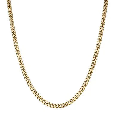 Pre-Owned 9ct Yellow Gold 24" Close Curb Chain Necklace