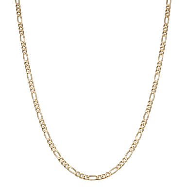 Pre-Owned 9ct Yellow Gold 18" Figaro Chain Necklace