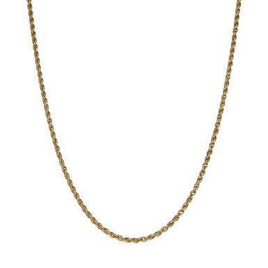 Pre-Owned 9ct Yellow Gold 18" Twist Link Chain Necklace