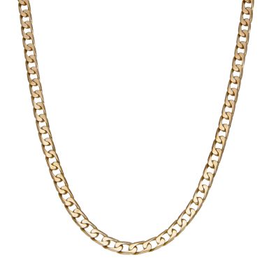 Pre-Owned 9ct Yellow Gold 20" Heavy Curb Chain Necklace