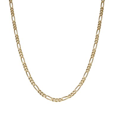 Pre-Owned 9ct Yellow Gold 24" Figaro Chain Necklace