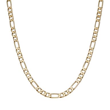 Pre-Owned 9ct Yellow Gold 18" Figaro Chain Necklace