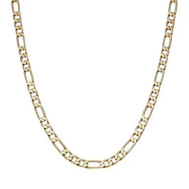 Pre-Owned 9ct Yellow Gold 18" Figaro Chain Necklace