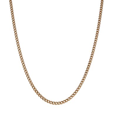 Pre-Owned 9ct Yellow Gold 18" Curb Chain Necklace