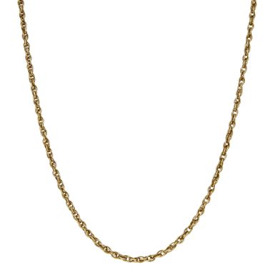 Pre-Owned 9ct Yellow Gold 20" P.O.W Twist Link Chain Necklace