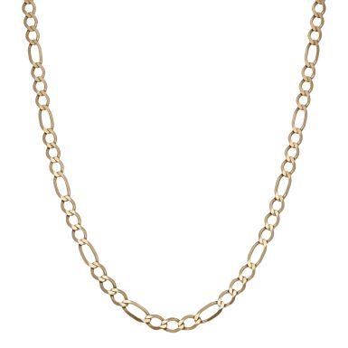 Pre-Owned 9ct Yellow Gold 20" Figaro Chain Necklace