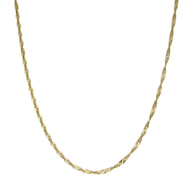 Pre-Owned 9ct Yellow Gold 29" Twisted Curb Chain Necklace