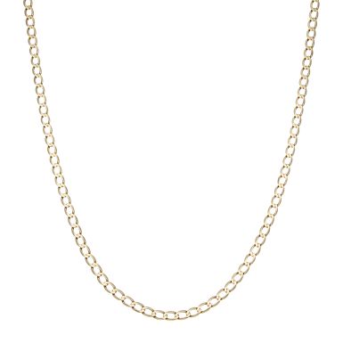 Pre-Owned 9ct Yellow Gold 24" Curb Chain Necklace