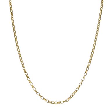 Pre-Owned 9ct Yellow Gold 20" Belcher Link Chain Necklace