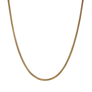 Pre-Owned 9ct Yellow Gold 18" Snake Link Chain Necklace