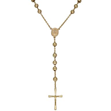 Pre-Owned 9ct Yellow Gold 19" Rosary Necklace