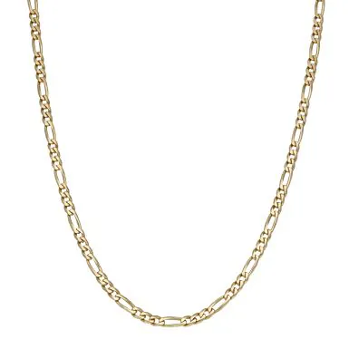 Pre-Owned 9ct Yellow Gold 18" Figaro Chain Necklace