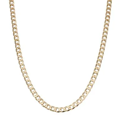Pre-Owned 9ct Yellow Gold 20" Curb Chain Necklace