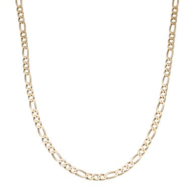 Pre-Owned 9ct Yellow Gold 18" Figaro Chain Necklace