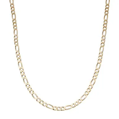 Pre-Owned 9ct Yellow Gold 18" Figaro Chain Necklace