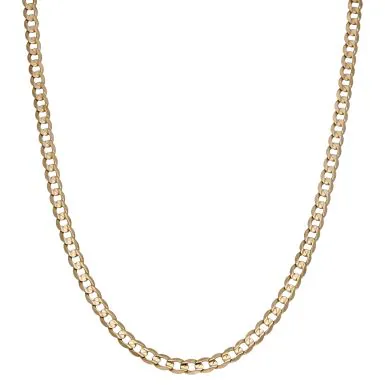 Pre-Owned 9ct Yellow Gold 20" Curb Chain Necklace