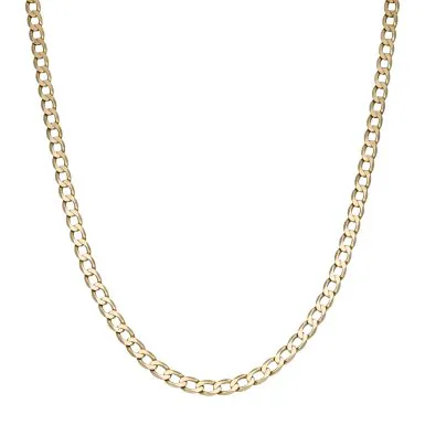 Pre-Owned 9ct Yellow Gold 20" Curb Chain Necklace