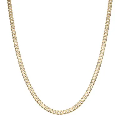 Pre-Owned 9ct Yellow Gold 20" Curb Chain Necklace